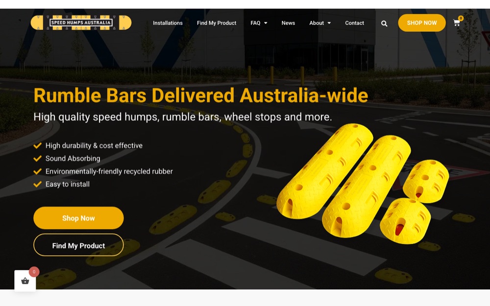 Speed Humps Australia website